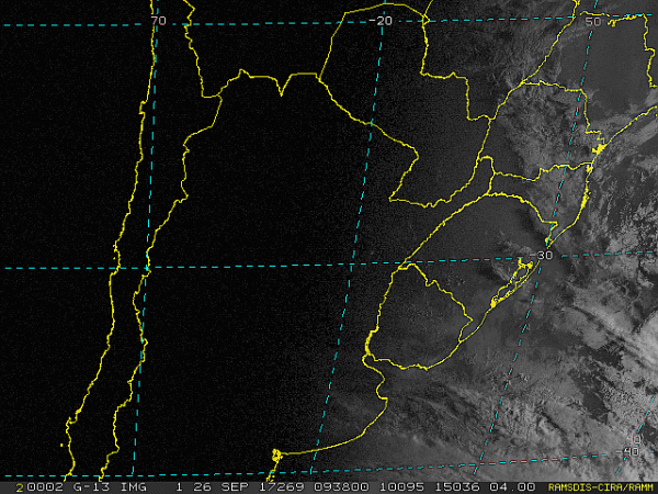 Nebulosidade variável com pouca chuva até&nbsp;quinta-feira.